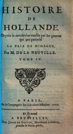 Histoire de Hollande, 4.
