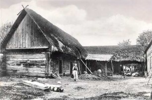 Wendisches Bauerngehöft : Bauerngehöft in der preußischen Oberlausitz.