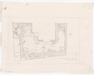 Garten Hannemann, Berlin-Frohnau: Gartenplan 1:100