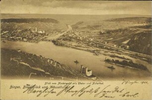 Bingen, Bingerbrück und Mäusethurm.