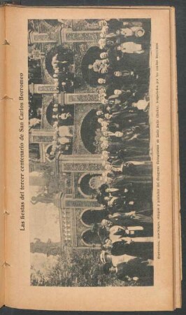 Las fiestas del tercer centenario de San Carlos Borromeo - [Fotografía]