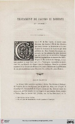 19: Testament de Jacobo di Robusti dit Tintoret (1594)
