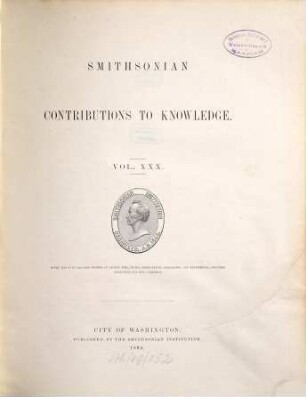 Smithsonian contributions to knowledge. 30. 1895