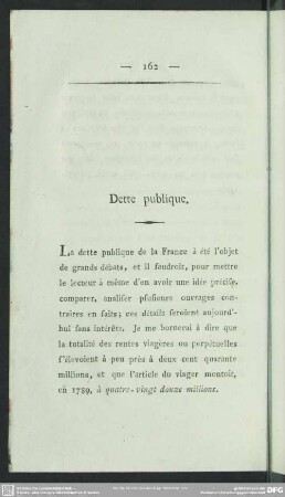 Dette publique