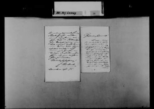 Schreiben von Franz Thorbecke, Mannheim, an August Lamey: Finanzbedarf der Zeitung "Mannheimer Verkündiger".