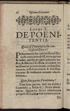 Locus X. De Poenitentia
