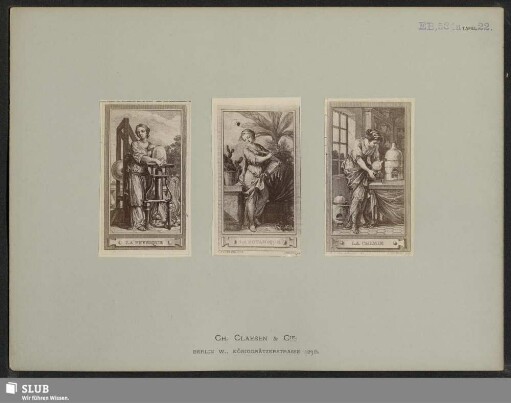 La Physique, La Botanique und La Chimie