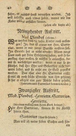 Neunzehender Auftritt