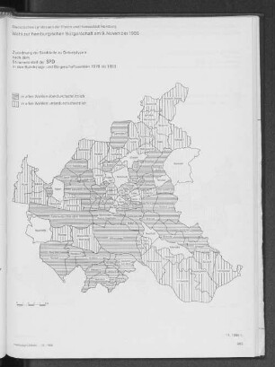 Zuordnung der Stadtteile zu Gebietstypen nach dem Stimmenanteil der SPD in den Bundestags- und Bürgerschaftswahlen 1970 bis 1983
