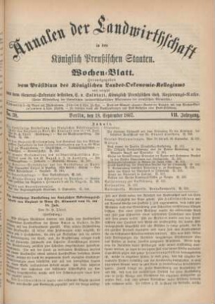 No. 38. Berlin, den 18. September 1867. VII. Jahrgang.