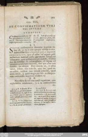 Tit. XXX. De Confirmatione Utili Vel Inutili.