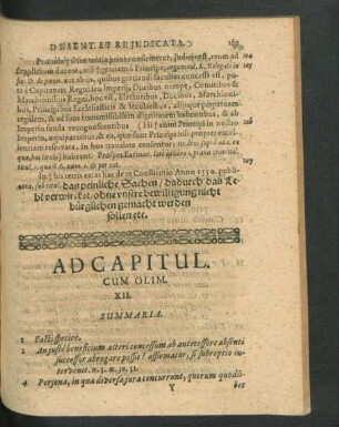 Ad Capitul. Cum Olim. XII.