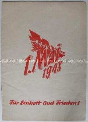 Sonderdruck der SED zum 1. Mai 1948