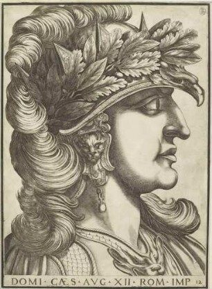 Domitian (Blatt 12, aus der Serie der Portraits der ersten zwölf römischen Kaiser)