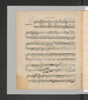 Pianoforte. Sonate.