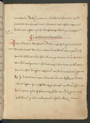 De conductione domorum.