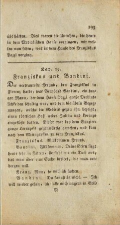 Kap. 19. Franziskus und Bandini