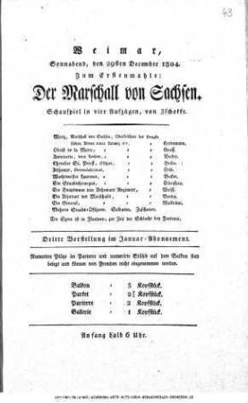 Der Marschall von Sachsen