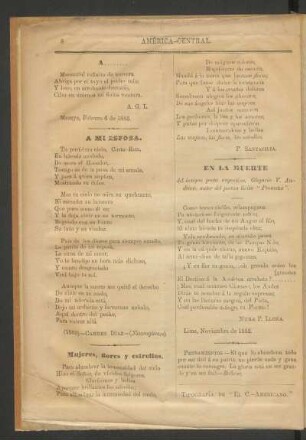 En la muerte del insigne poeta argentino, Olegario V. Andrade, autor del poema lírico "Prometeo".