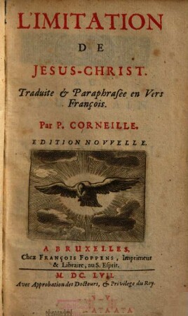 L' Imitation de Jesus-Christ