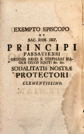 Psalterium, 1. Quinquagena I. Psalmorum : In Strenam Oblata DD. Sodalibus B.V. Mariae In Coelos Assumptae In Academico Collegio Passavii Congregatis Anno Salutis MDCCLXXIX. Congregationis CLXVII.