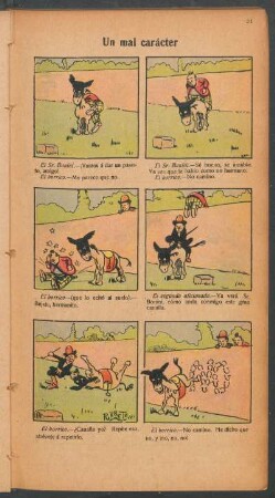 Un mal carácter - [Cómic]