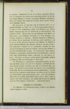 Thätigkeit der Commission