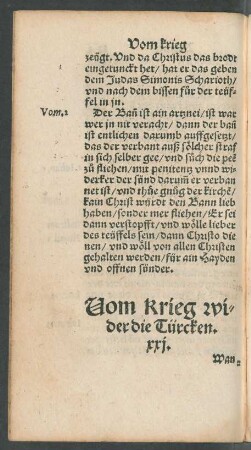 Vom krieg wider die Türcken. xxi.