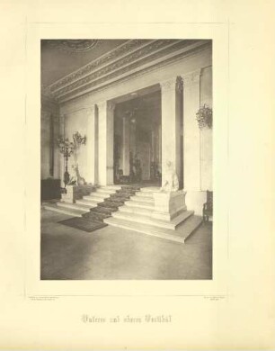 Unteres und oberes Vestibül