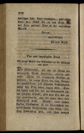 Vier und dreyßigster Brief. - Acht und dreyßigster Brief.