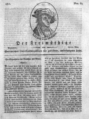 Nro. 64, Sonnabend, den 30. März 1811