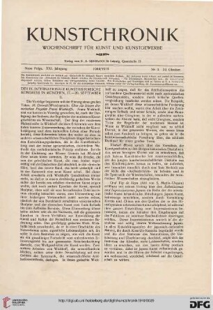 Heft 3 (22. Oktober 1909)