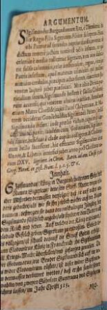 Sigismundus Rex Burgundionum, divinae iustitiae exemplum : [Periocha]