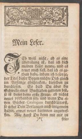 Mein Leser