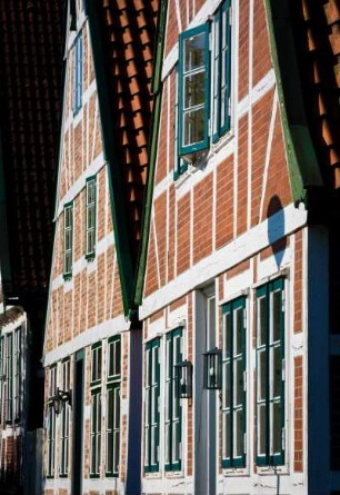 Deutschland. Niedersachsen. Borstel. Fachwerkhäuser