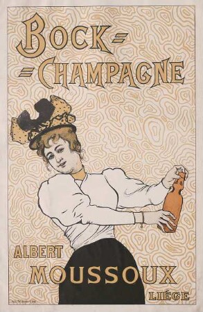 Bock Champagne Albert Moussoux Liége