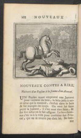 Naiveté d'un Paysan à la femme d'un Avocat