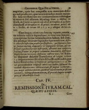 Cap. IV. De Remissione Iuram. Cal. Quæ Fit A Parte.