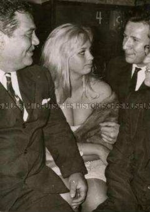 Barbara Valentin und Folco Lulli auf der Berlinale