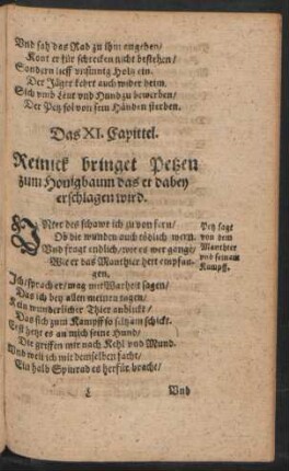 Das XI. - XV. Capittel.