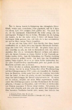 Mittheilungen [Mitteilungen] aus der Chirurgischen Privat-Klinik 1875 - 1877