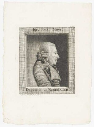 Bildnis des Hÿr. Pius MayrBildnis des Hieronymus Pius Mayr