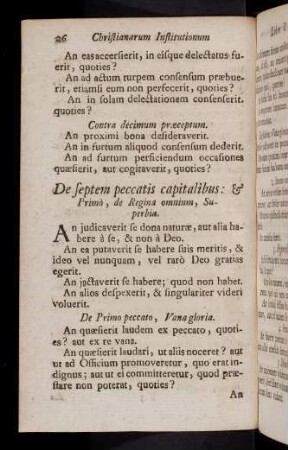 26-46, De septem peccatis capitalibus: & ...