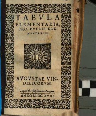 Tabula elementaria pro pueris elementariis