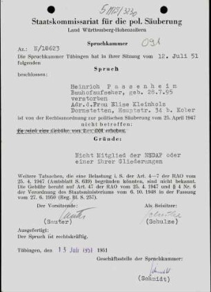 Passenheim, Heinrich