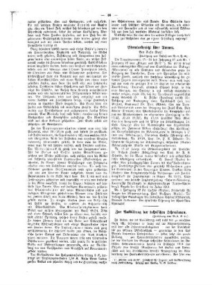 Zur Ausbildung der technischen Lehrerinnen : (Fortsetzung von Nr.8, S.31)