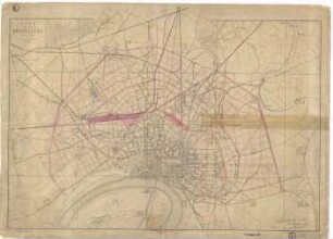 Plan der Stadt Düsseldorf
