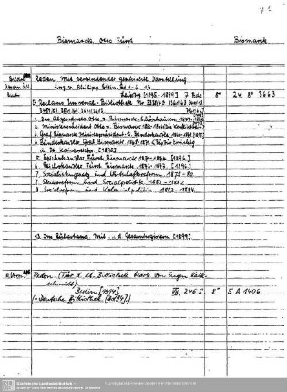 Bismarck, Otto Fürst