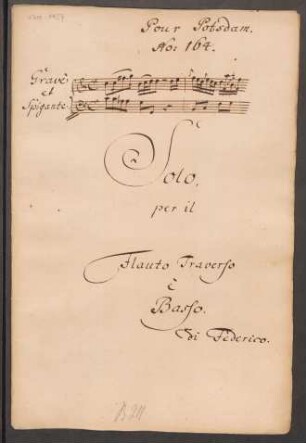 Sonaten; fl, bc; C-Dur; SpiF 58