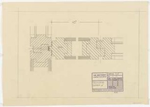 GDF Wüstenrot, Ludwigsburg Innenausbau: Trennwände Element K: Details 1:1